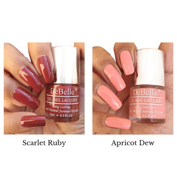 Nail colors with sheer elegance.Gift your charming girlfriend with this combo for Christmas and sweep her off her feet.Buy at Debelle Cometix online store.