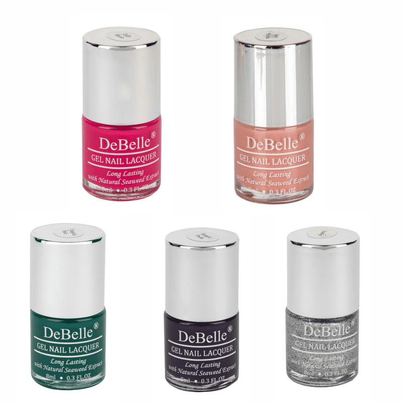 DeBelle Gel Nail Lacquers - Sparkling Kale Skittles - DeBelle Cosmetix Online Store