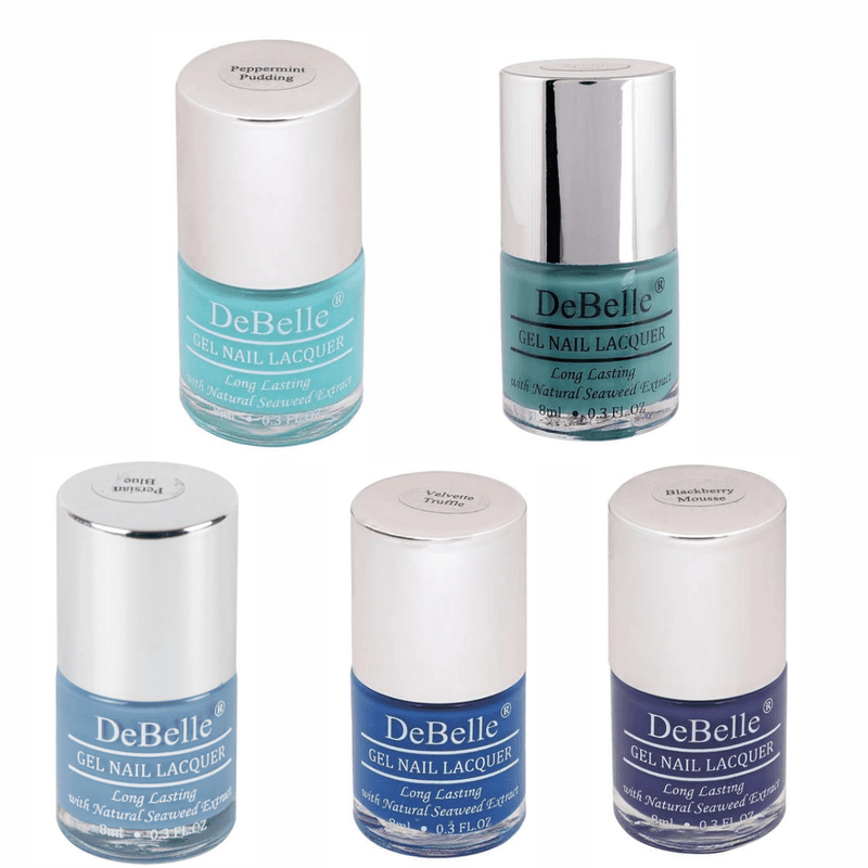 DeBelle Gel Nail Lacquers - Blue Lagoon Skittles - DeBelle Cosmetix Online Store