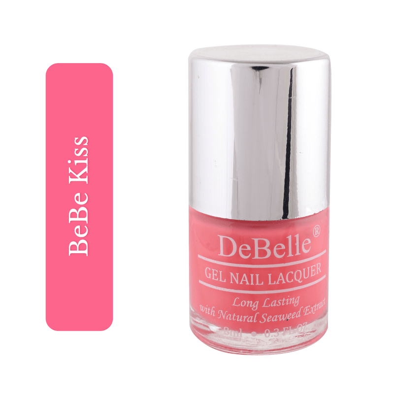 Get your own fan club with DeBelle gel nail color Bebe Kiss on your nails. Shop online at DeBelle Cosmetix online store.