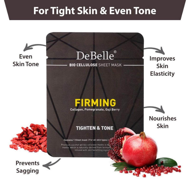 DeBelle Bio Cellulose All Sheet Masks Combo of 5 - DeBelle Cosmetix Online Store