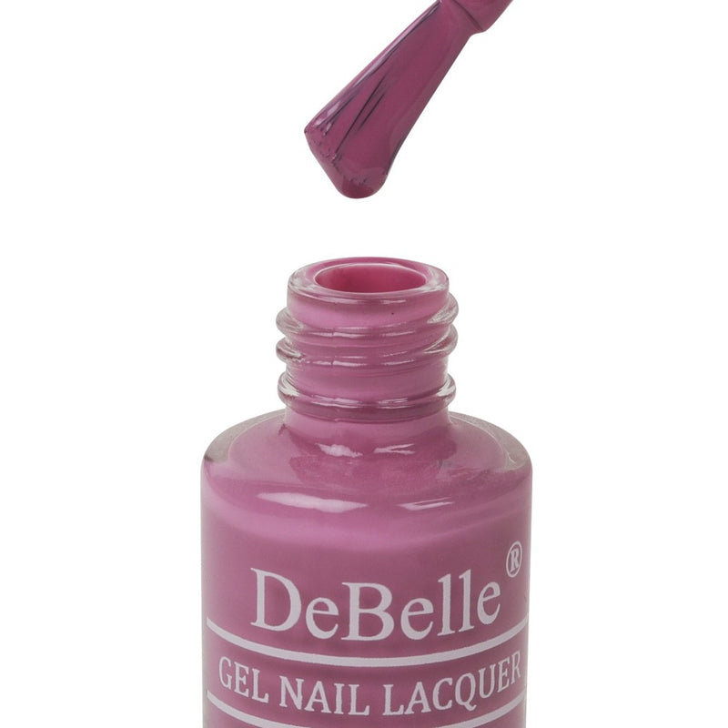 Be it for your office or a party DeBelle gel nail color Flamboyant Florina is the best. This  delightful dark pink with mauve shade is  available at DeBelle Cosmetix online store.