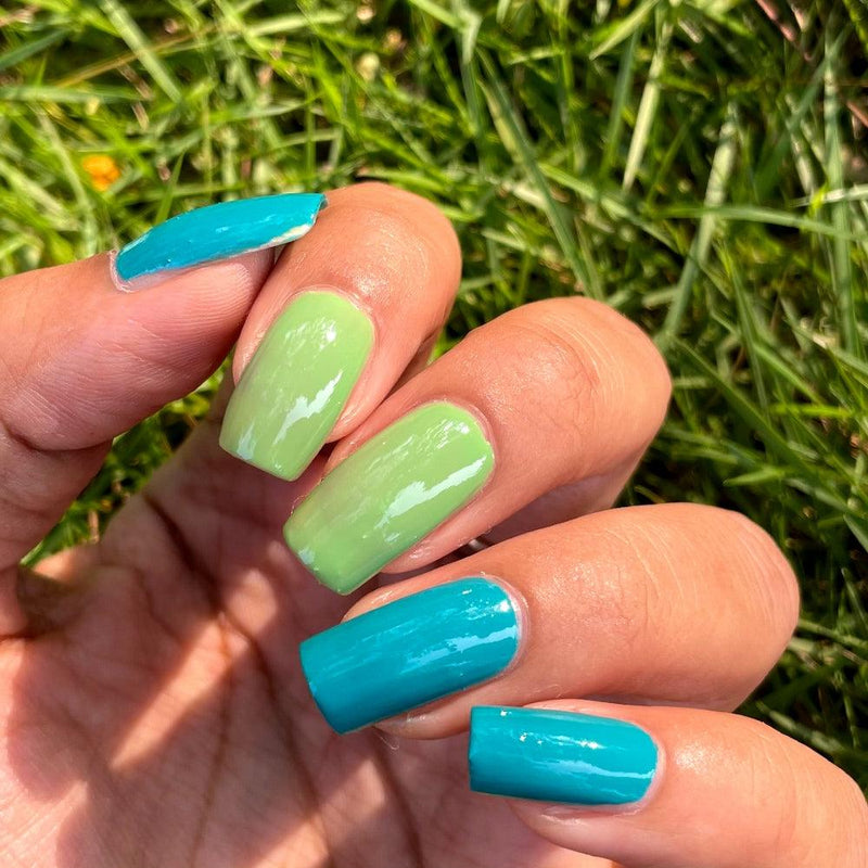 DeBelle Gel Nail Lacquers Mystique Green & Royale' Cocktail - DeBelle Cosmetix Online Store