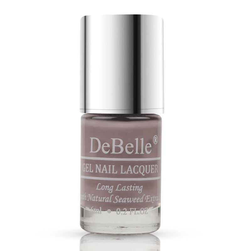 DeBelle Gel Nail Lacquer Natalie Rhapsody (Dark Taupe Nail Polish), 6 ml