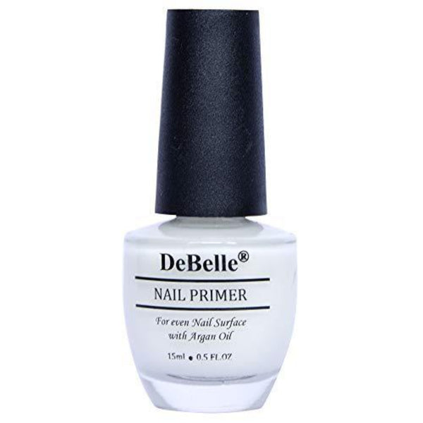 nail primer with brush applicator, nail primer that is suitable for use under all types of nail lacquers