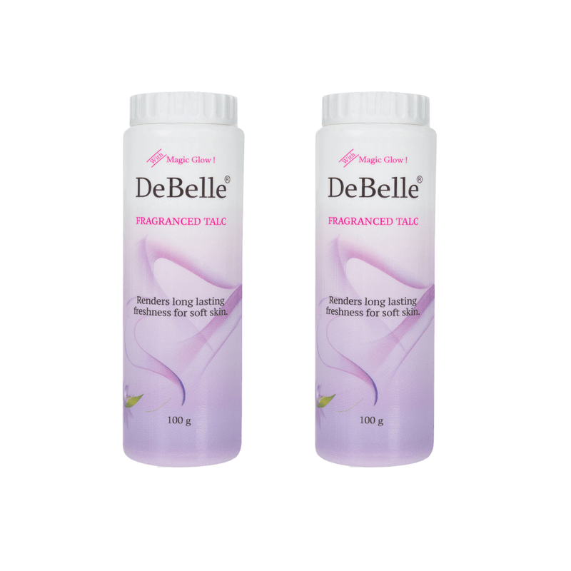 DeBelle Fragranced Talc Combo of 2 (100g each) - DeBelle Cosmetix Online Store
