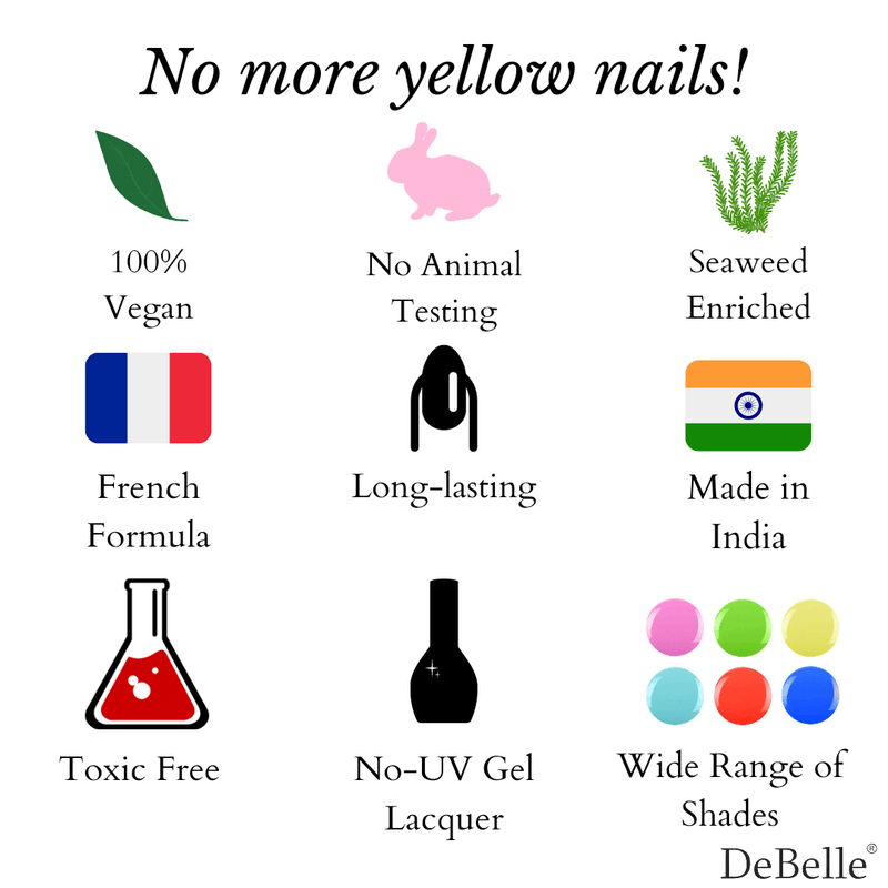 DeBelle Gel Nail Lacquer Natural Blush & Lime Lush Nail Lacquer Remover Wipes Combo - DeBelle Cosmetix Online Store
