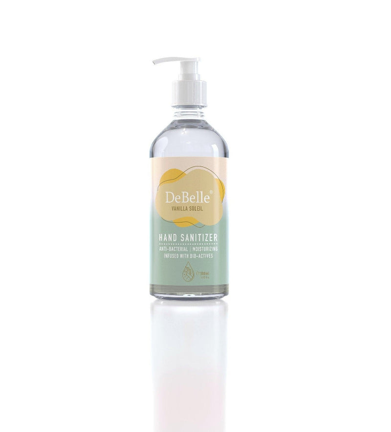 DeBelle Gel Hand Sanitizer - Vanilla Soleil (500 ml) - DeBelle Cosmetix Online Store