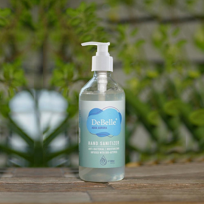 DeBelle Gel Hand Sanitizer - Aqua Aurora (500ml) - DeBelle Cosmetix Online Store