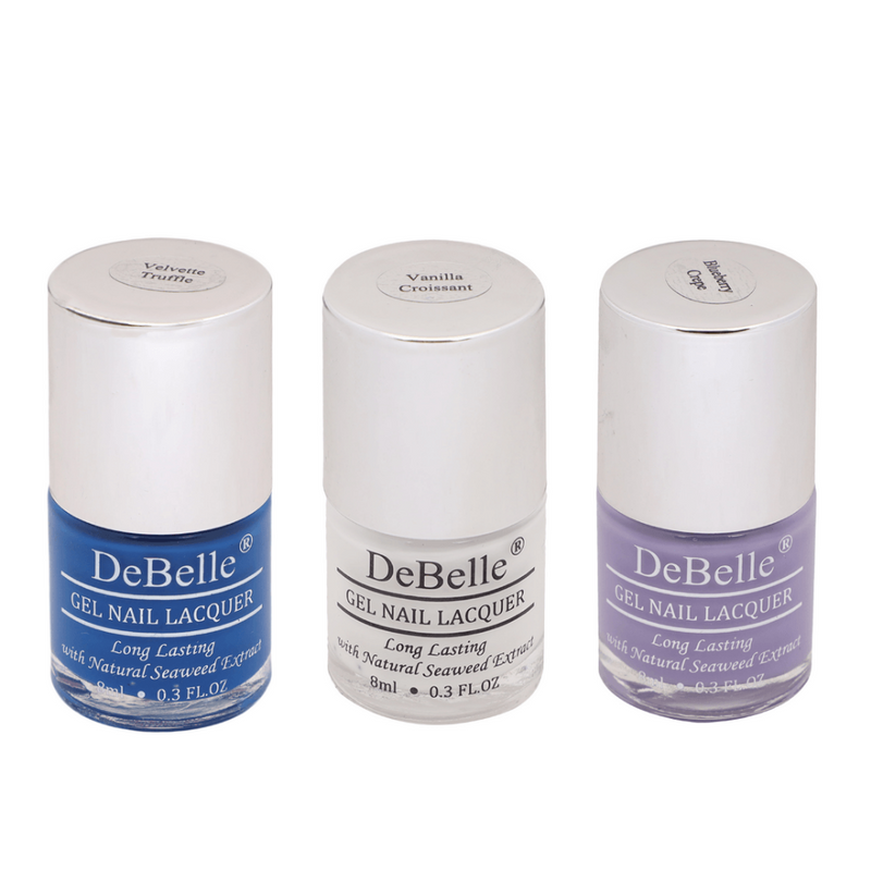 Nail polish that is enriched with hydrating and nourishing seaweed extract,Nail polish with self leveling formula , Salon like gel nail polish 
