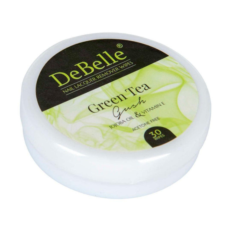 DeBelle Nail Lacquer Remover Wipes - Green Tea Gush - DeBelle Cosmetix Online Store