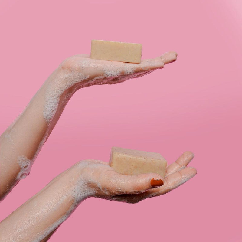 soap with cruelty free, vegan free, zero waste shampoo bar, toxic chemical free,eco friendly packaging.