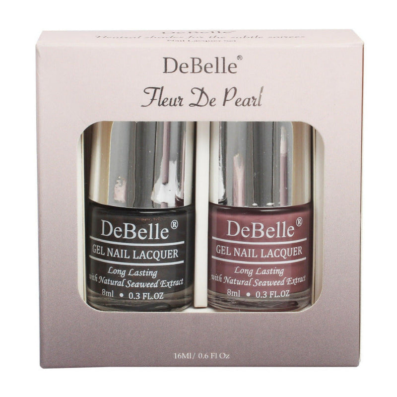 Two trendy shades -Majestique Mauve and Copper Glaze. Buy this attractive combo at DeBelle Cosmetix online store.