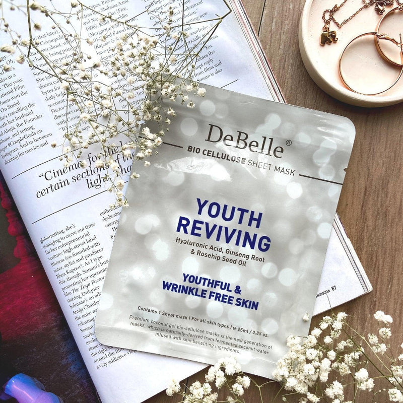 DeBelle Bio Cellulose Sheet Mask - Youth reviving - DeBelle Cosmetix Online Store