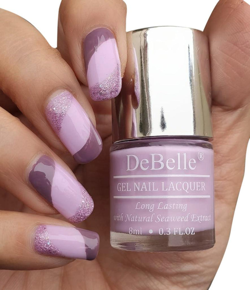 DeBelle Gel Nail Polish Combo set of 3 Luxe Lotus, Hyacinth Folio & Lilac Bloom (24ml) - DeBelle Cosmetix Online Store