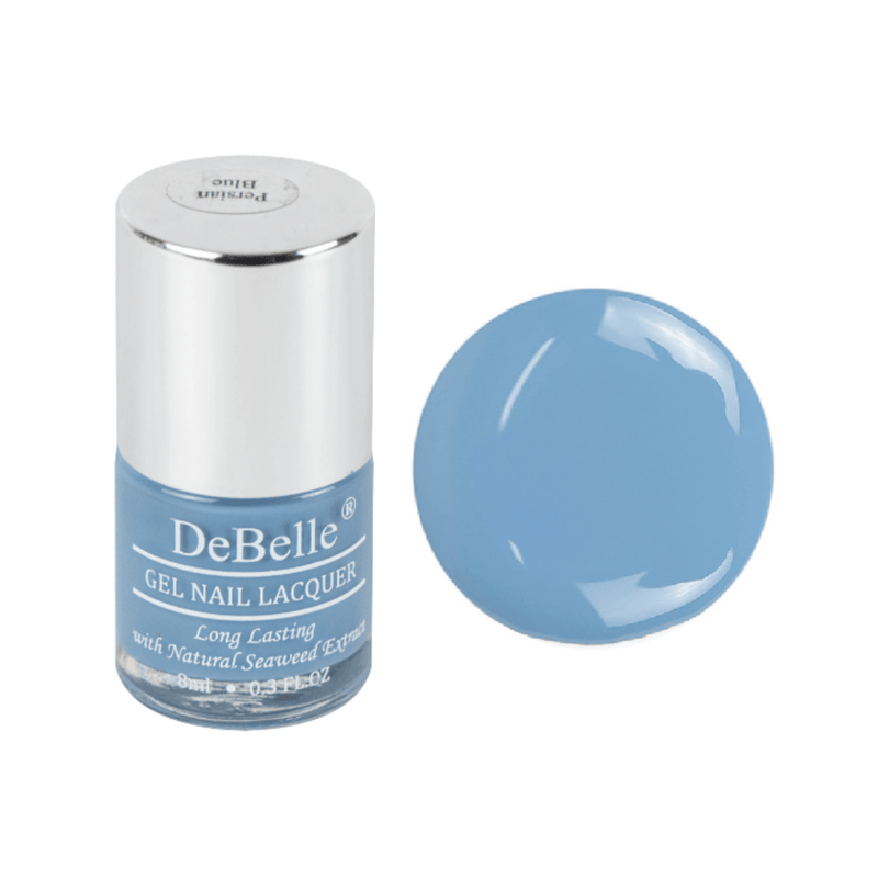 DeBelle Gel Nail Lacquer Persian Blue (Prussian Blue), 8ml - DeBelle Cosmetix Online Store