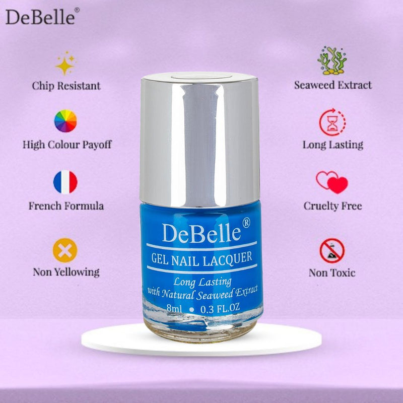 Debelle gel nail paints with its  wide range of shades and the best quality and  affordable price will be your best choice n nail paints. Available online at DeBelle Cosmetix online store.