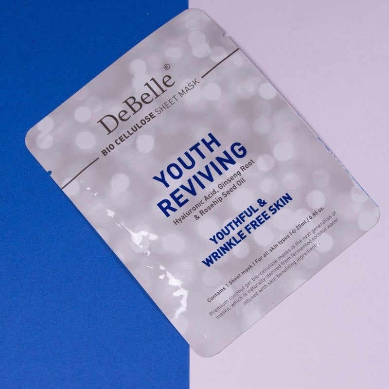 DeBelle Bio Cellulose Sheet Mask - Youth reviving - DeBelle Cosmetix Online Store