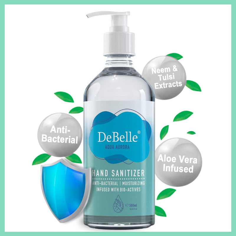 DeBelle Gel Hand Sanitizer - Aqua Aurora (500ml) - DeBelle Cosmetix Online Store