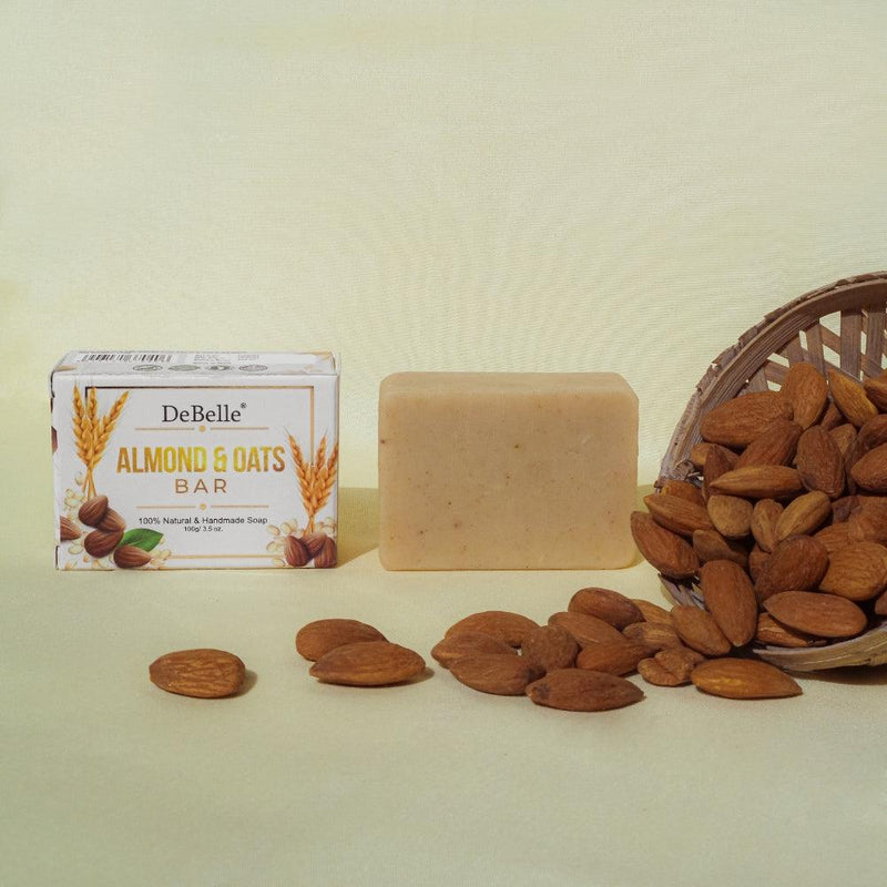 DeBelle Almond & Oats Bar + Shampoo Bar Combo - DeBelle Cosmetix Online Store