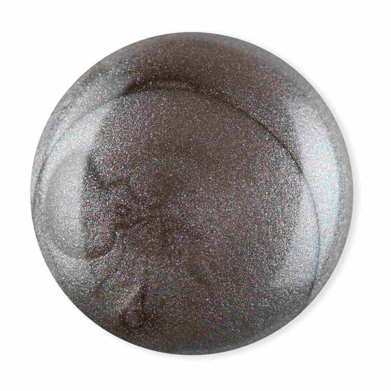 DeBelle Gel Nail Lacquer Polaris - (Metallic Grey Nail Polish) droplet