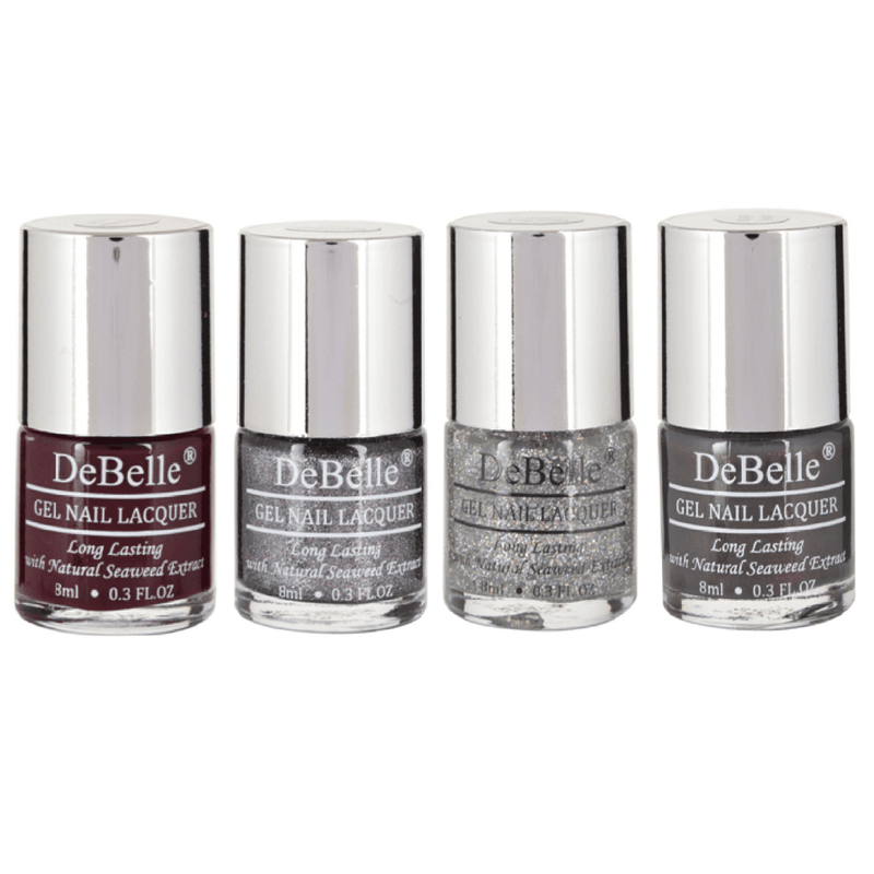 The perfect bridal combo set of four for the bride to be. DeBelle gel nail lacquer combo set of 4