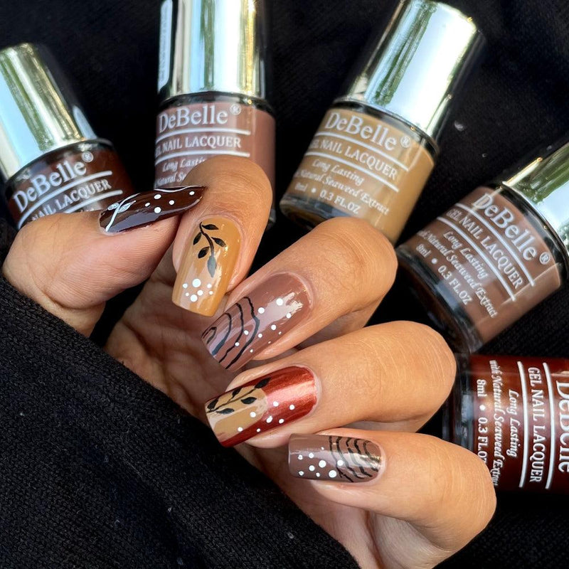 DeBelle Gel Nail Lacquers - Mocha Chocolate Skittles - DeBelle Cosmetix Online Store