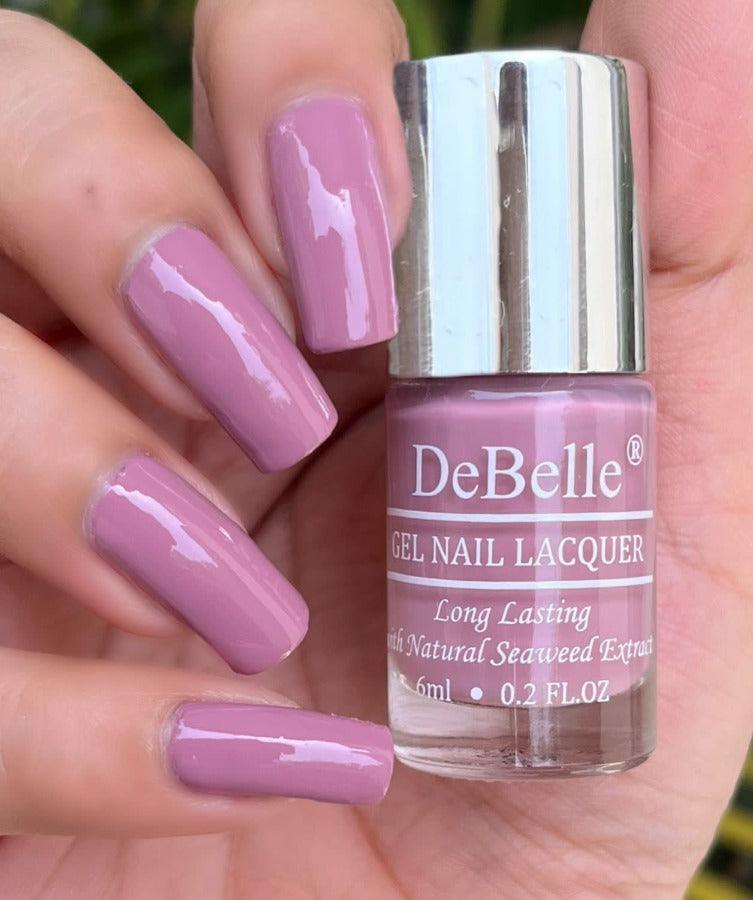 DeBelle Gel Nail Lacquers All Mademoiselle Mauve Collection Combo of 9 - DeBelle Cosmetix Online Store