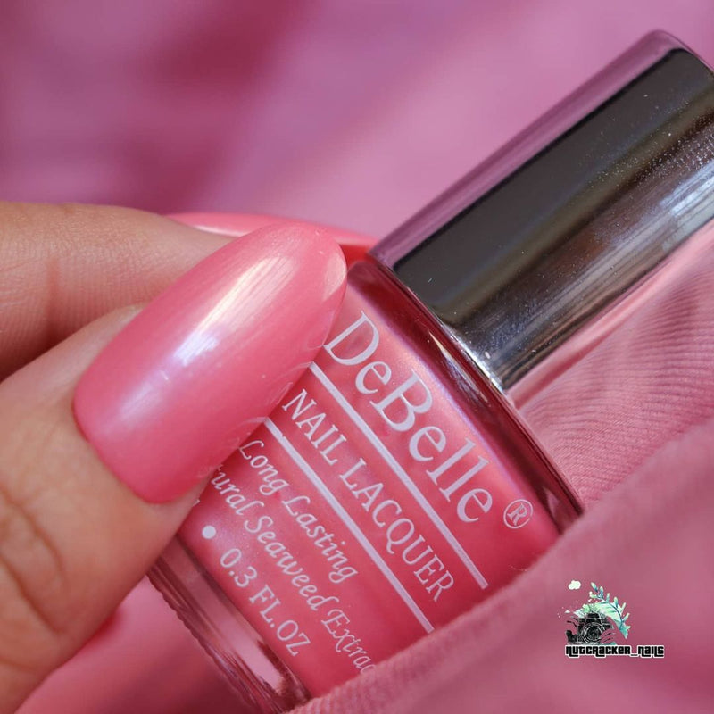 DeBelle Gel Nail Lacquer Miss Bliss - (Pink Nail Polish), 8ml