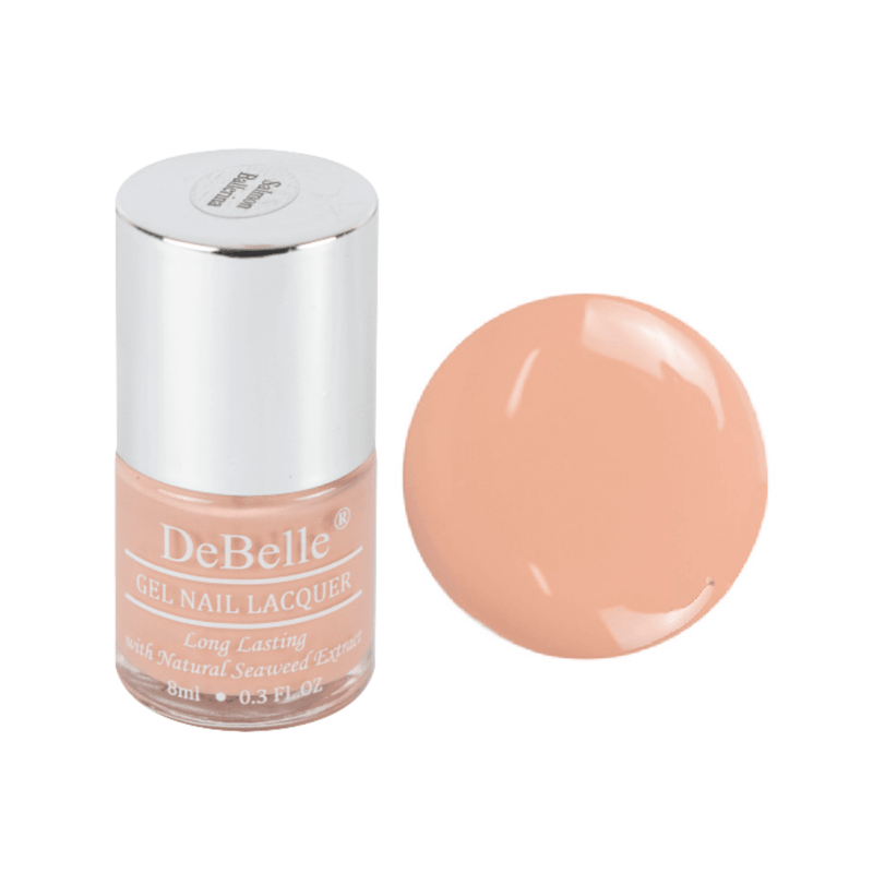 DeBelle Gel Nail Lacquer Salmon Ballerina (Dusty Nude), 8ml - DeBelle Cosmetix Online Store