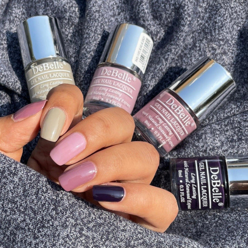 Nail colors with sheer elegance.Gift your charming girlfriend with this combo for Christmas and sweep her off her feet.Buy at Debelle Cometix online store.